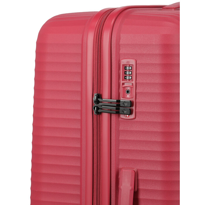 Travelite Travelite Air Stripe Large 4w trolley 104L-3.9kg rood