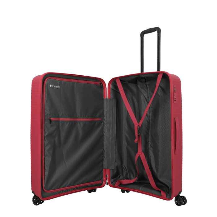 Travelite Travelite Air Stripe Large 4w trolley 104L-3.9kg rood