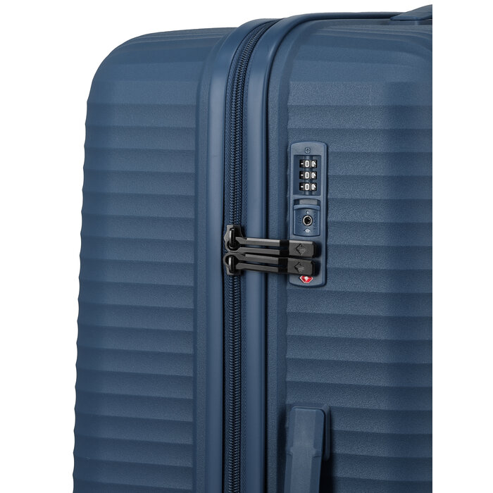 Travelite Travelite Air Stripe Large 4w trolley 104L-3.9kg blaauw