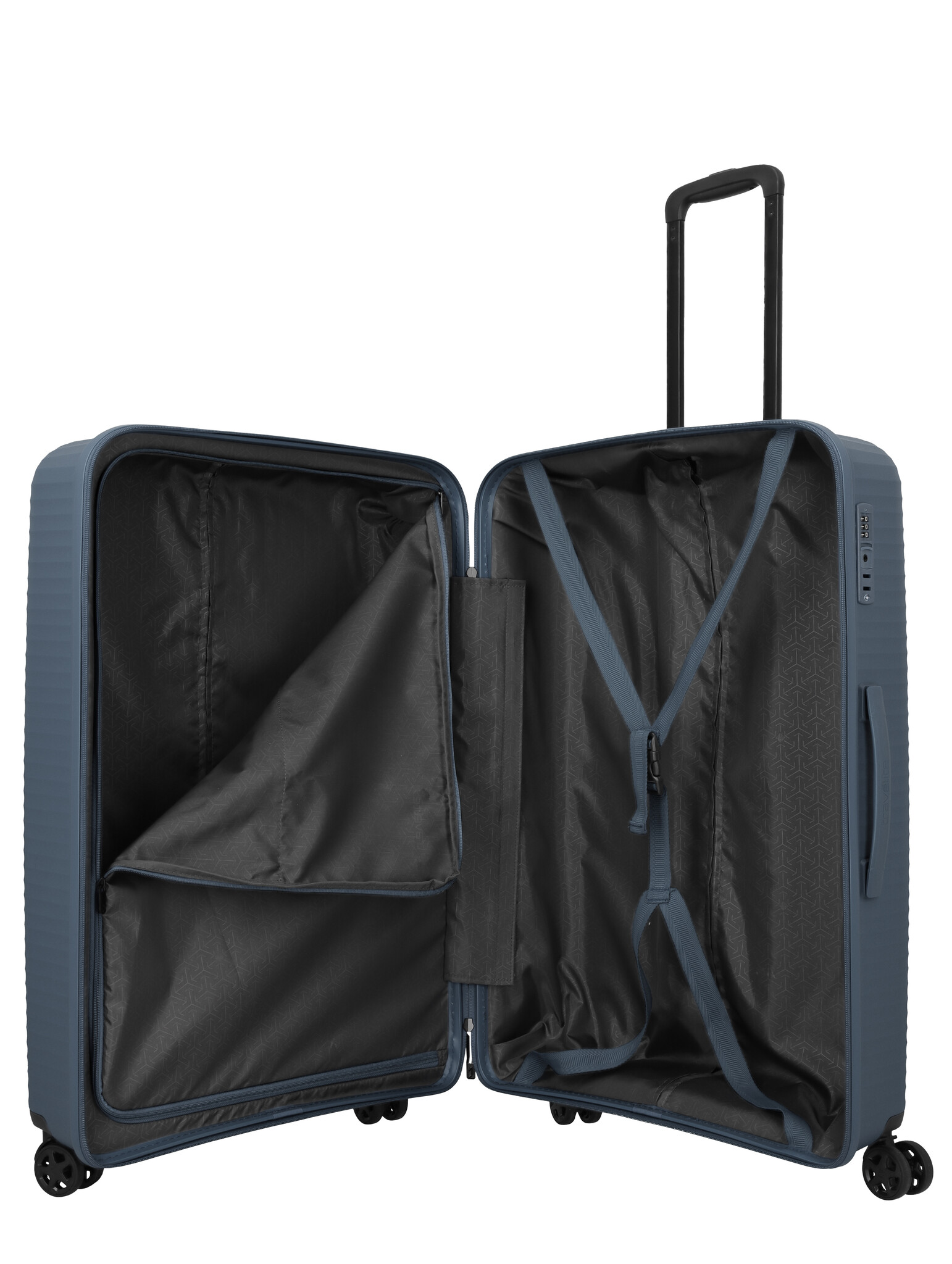 Travelite Travelite Air Stripe Large 4w trolley 104L-3.9kg blaauw