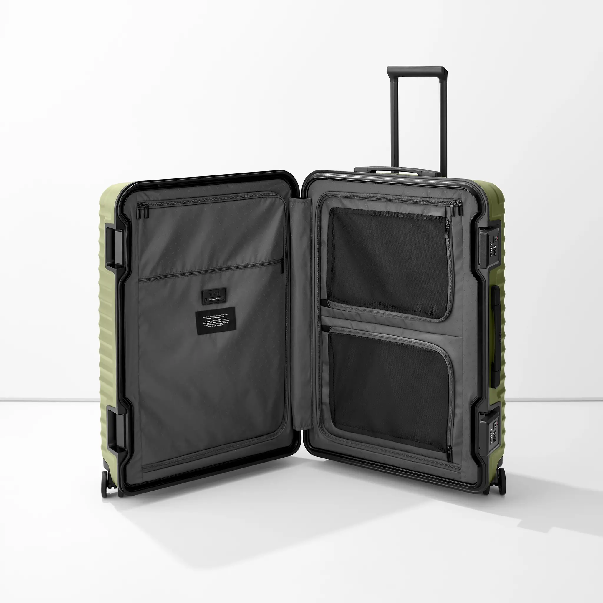 Titan Overseas 4-w trolley L 101L groen