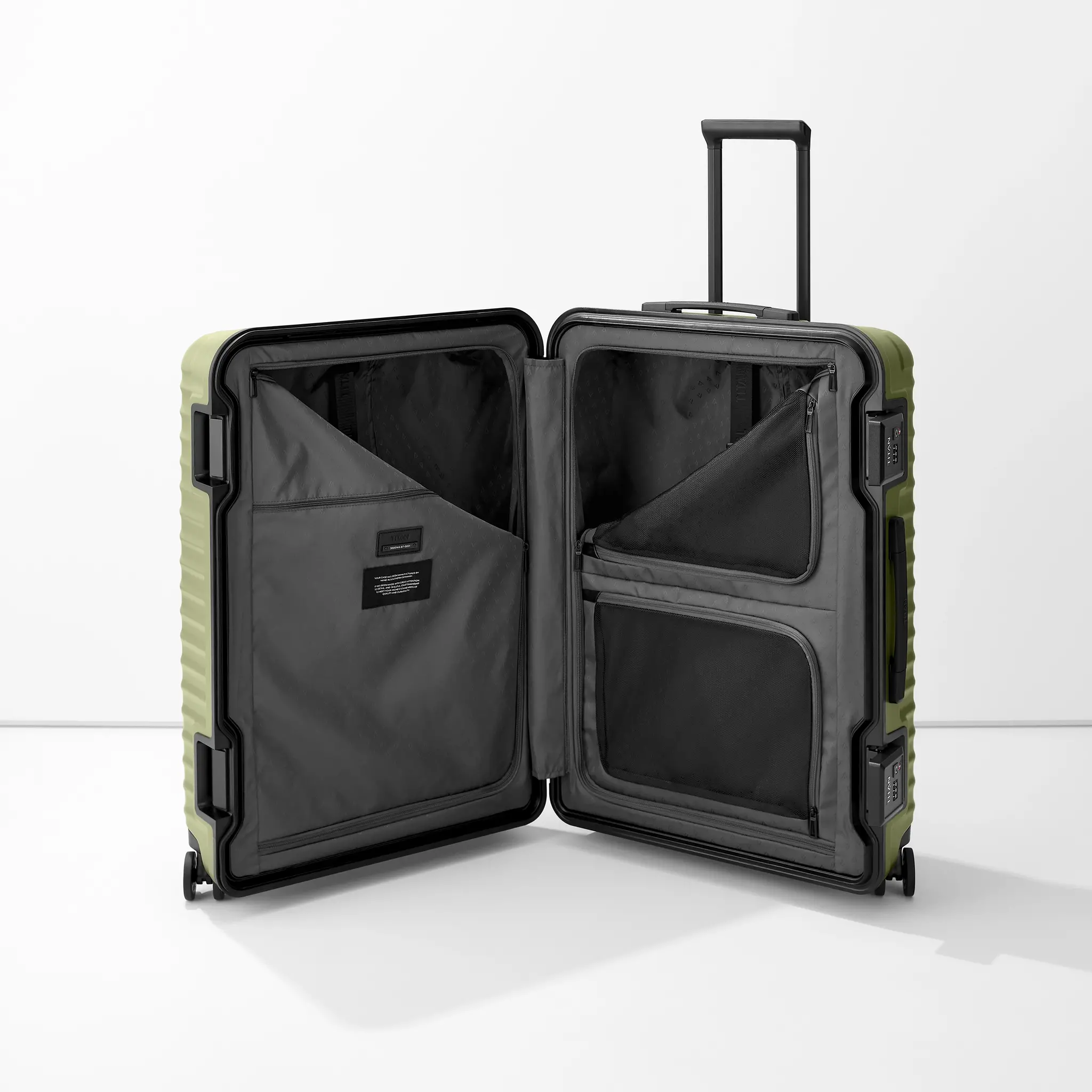 Titan Overseas 4-w trolley L 101L groen