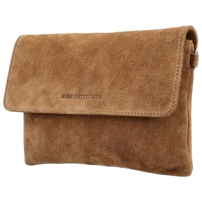 Hide&Stiches Hide & Stitches Brazos enveloppe-tas camel
