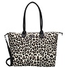 Charm london Buckingham laptoptas 15,6 inch leopard beige