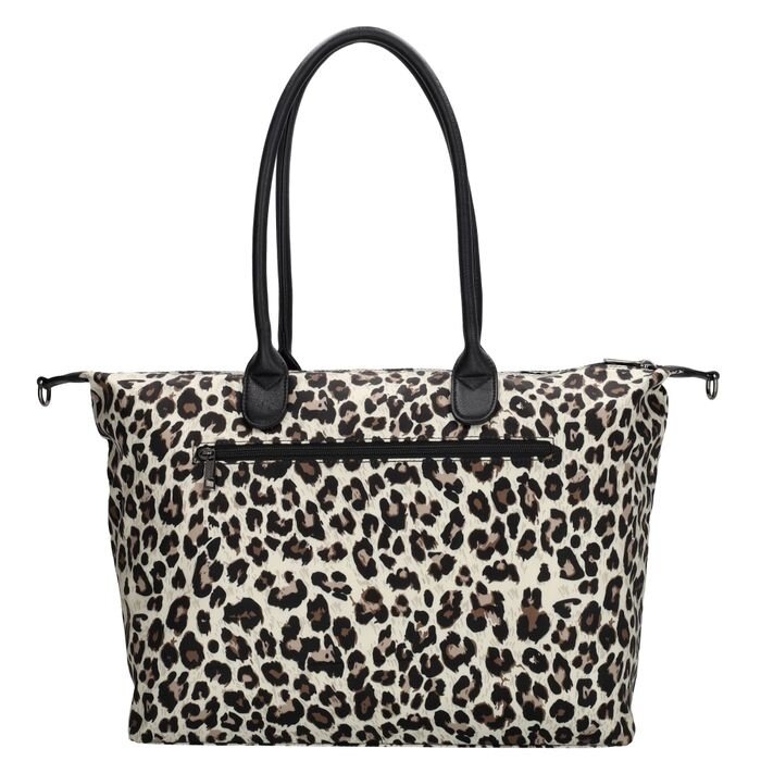Charm London Charm london Buckingham laptoptas 15,6 inch leopard beige