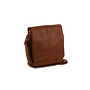 Chesterfield Remy leren schoudertas cognac