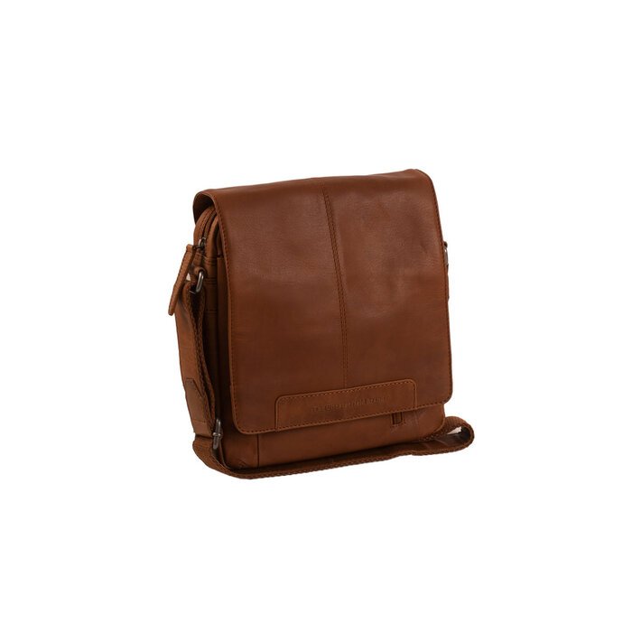 Chesterfield Chesterfield Remy leren schoudertas cognac