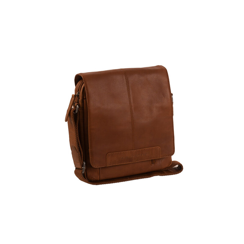 Chesterfield Chesterfield Remy leren schoudertas cognac