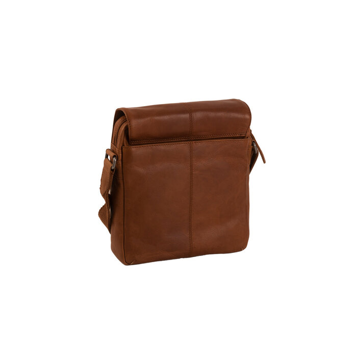 Chesterfield Chesterfield Remy leren schoudertas cognac