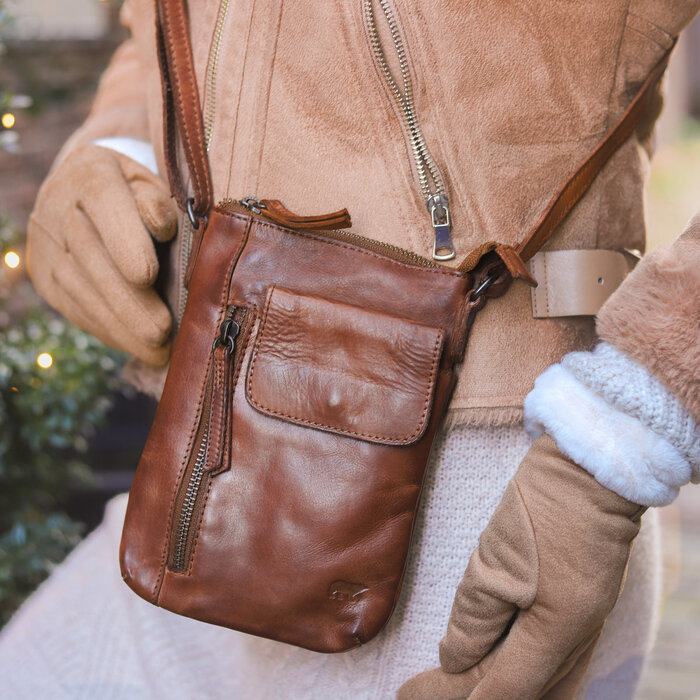 Bear Design Bear Design CL 42240 Senna schoudertasje cognac