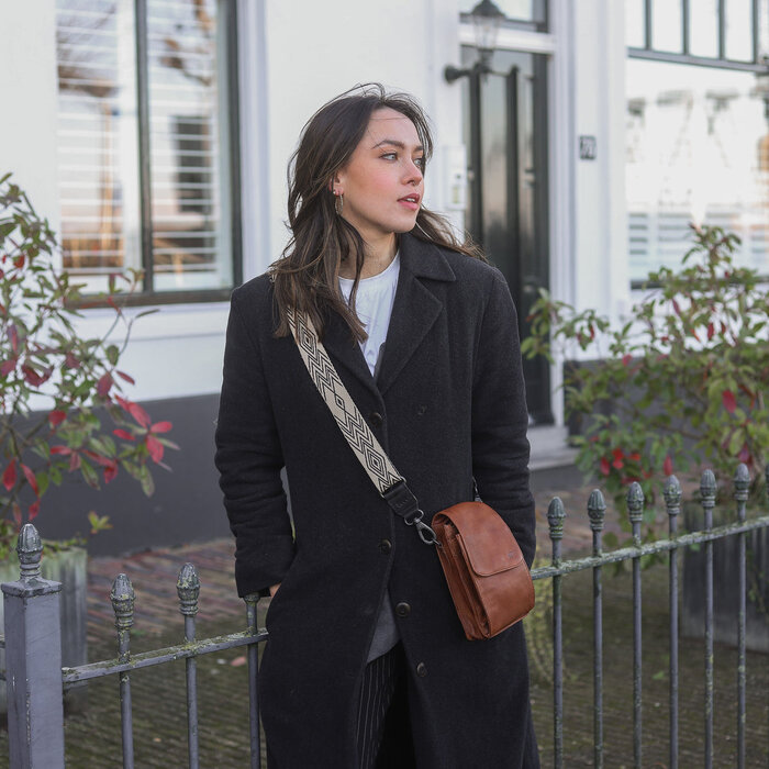 Bear Design Bear Design Robbie 2.0 telefoon-schoudertasje bordeaux