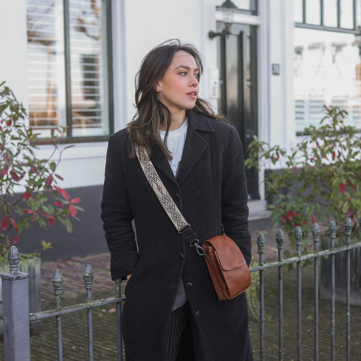 Bear Design Bear Design Robbie 2.0 telefoon-schoudertasje bordeaux