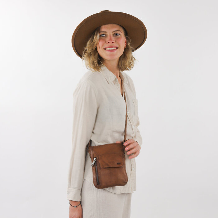 Bear Design Bear Design Rija schoudertasje bruin