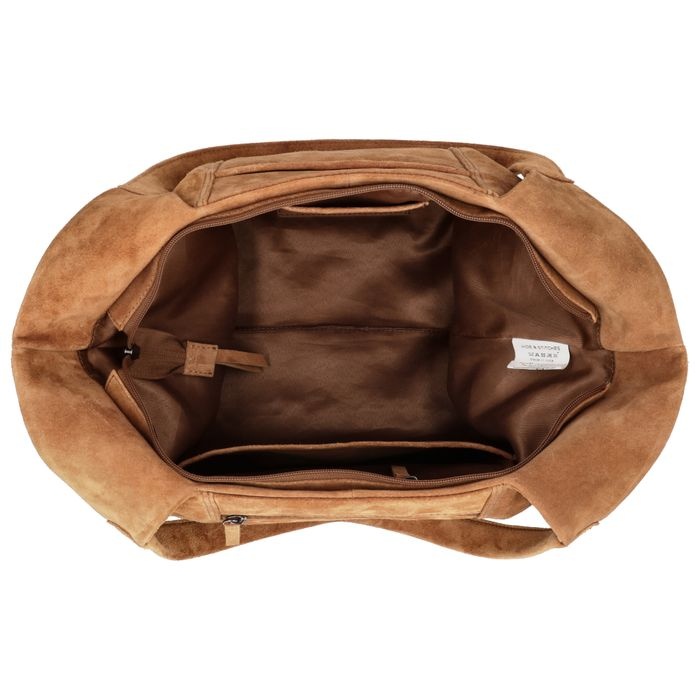 Hide&Stiches Hide & Stitches Brazos Schoudertas camel