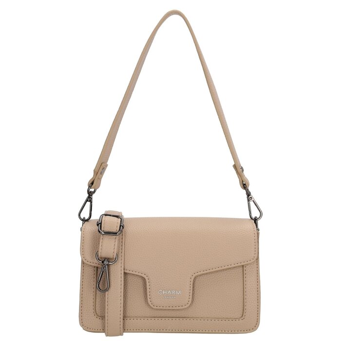 Charm London Charm London Monaco klep-tas zand