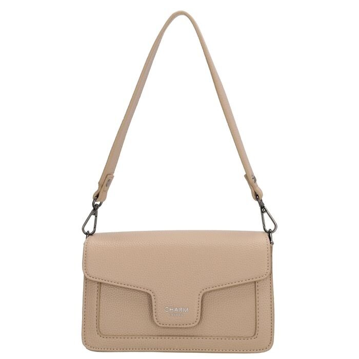 Charm London Charm London Monaco klep-tas zand