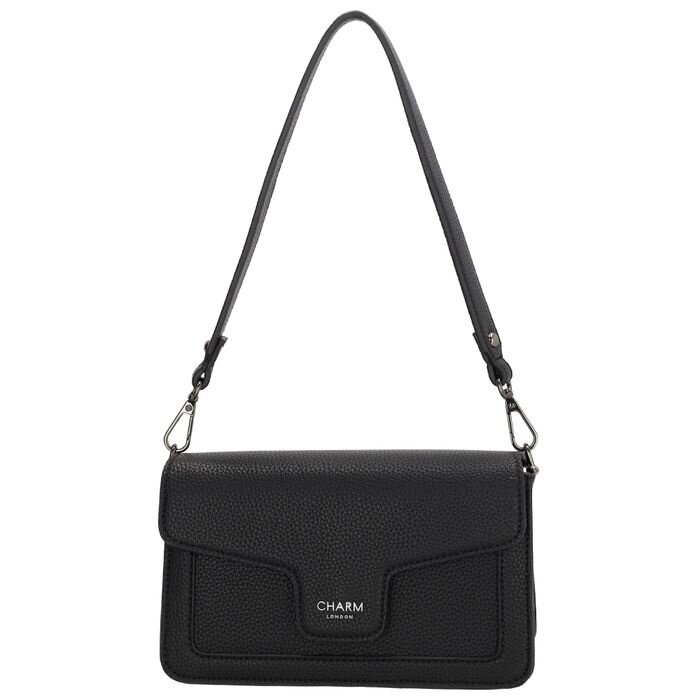 Charm London Charm London Monaco klep-tas zwart