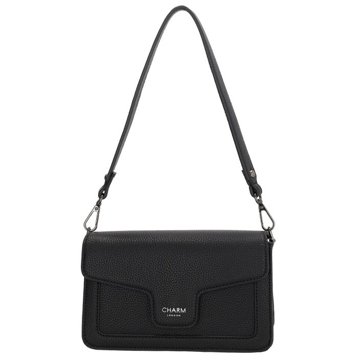 Charm London Charm London Monaco klep-tas zwart