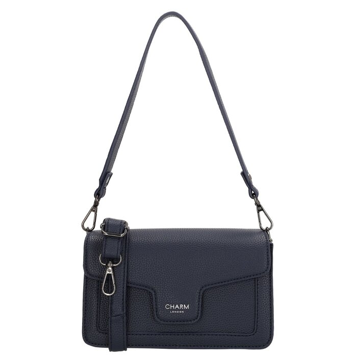 Charm London Charm London Monaco klep-tas blauw