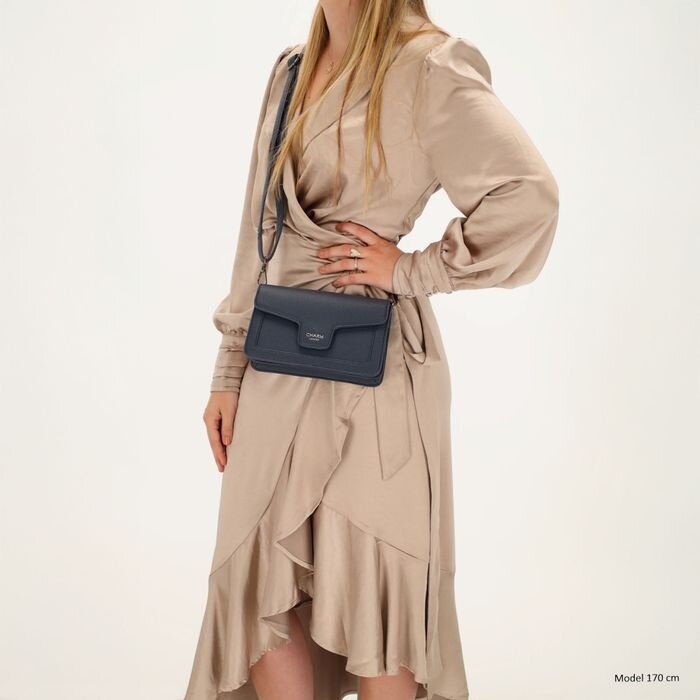 Charm London Charm London Monaco klep-tas blauw