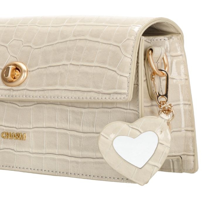 Charm London Charm London Knightsbridge Schoudertas beige
