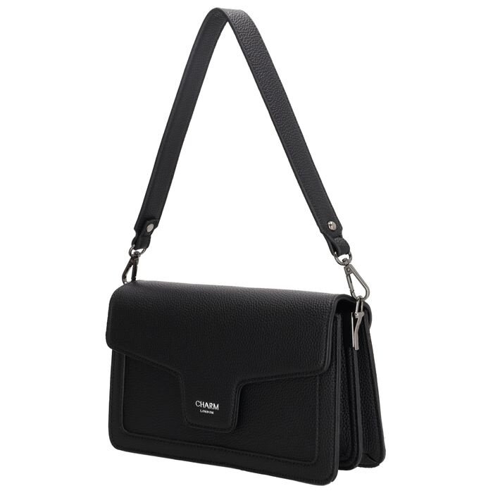 Charm London Charm London Monaco klep-tas zwart
