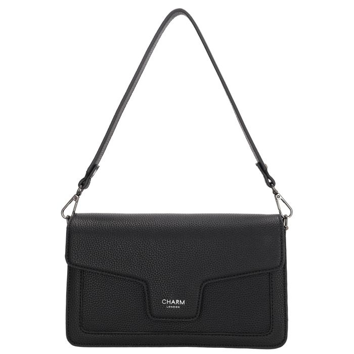 Charm London Charm London Monaco klep-tas zwart