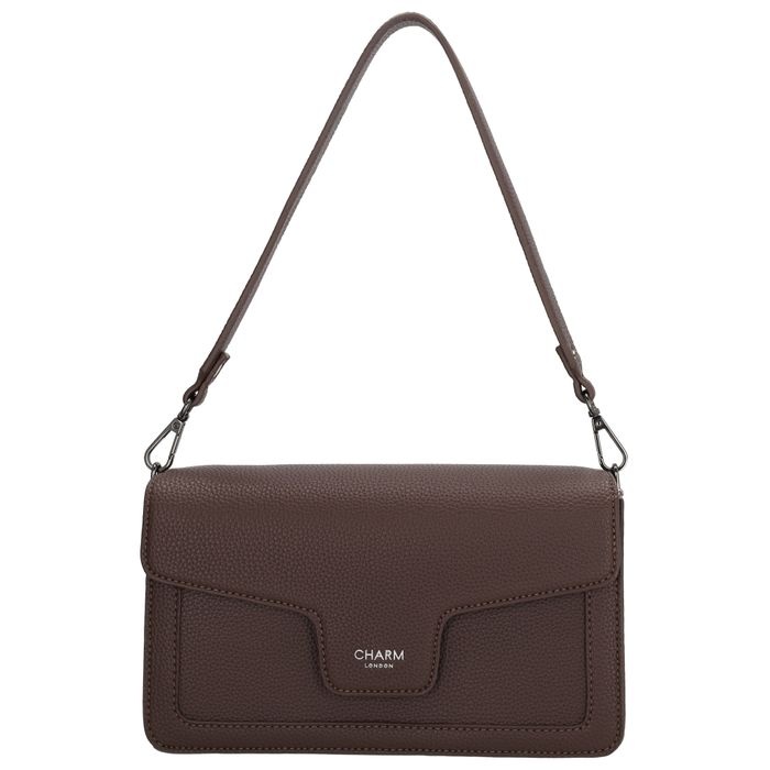 Charm London Charm London Monaco klep-tas bruin