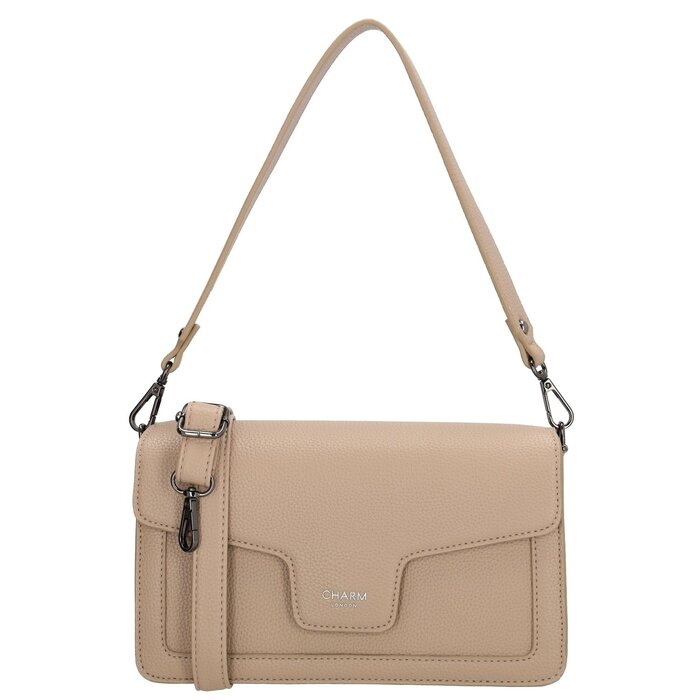 Charm London Charm London Monaco klep-tas zand