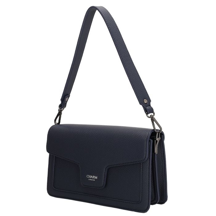Charm London Charm London Monaco klep-tas blauw
