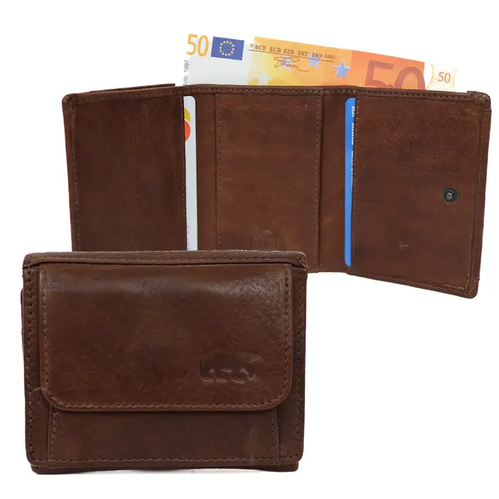 Bear Design Bear Design Nana portemonneetje brown