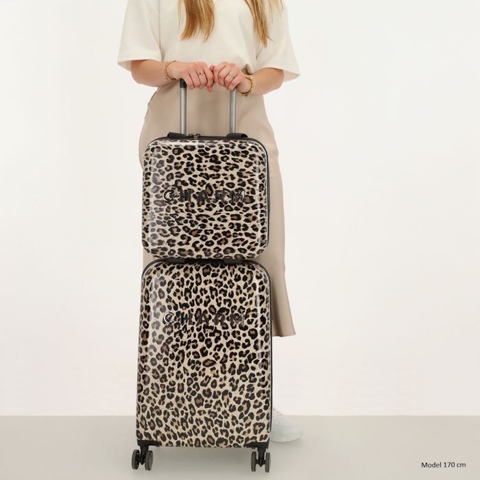 Charm London Charm London Capetown beautycase luipaard