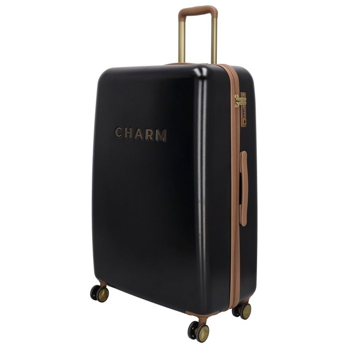 Charm London Charm London Capetown 76cm-94L reiskoffer zwart