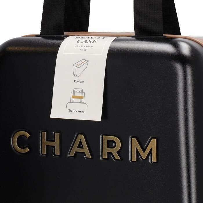 Charm London Charm London Capetown beautycase zwart