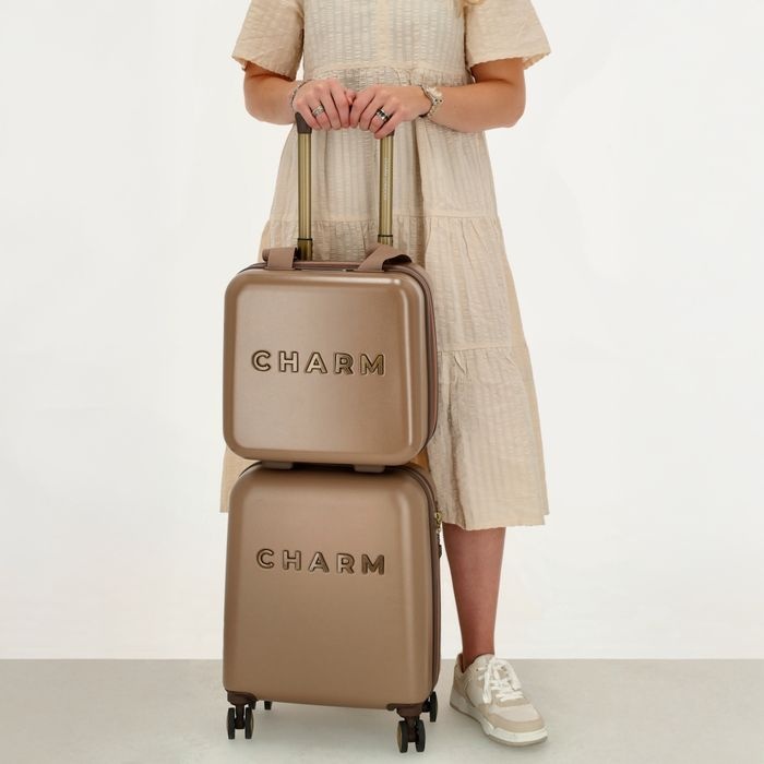 Charm London Charm London Capetown beautycase taupe