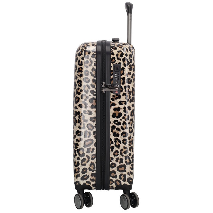Charm London Charm London Capetown 55x35x20 cm handbagage-koffer luipaard
