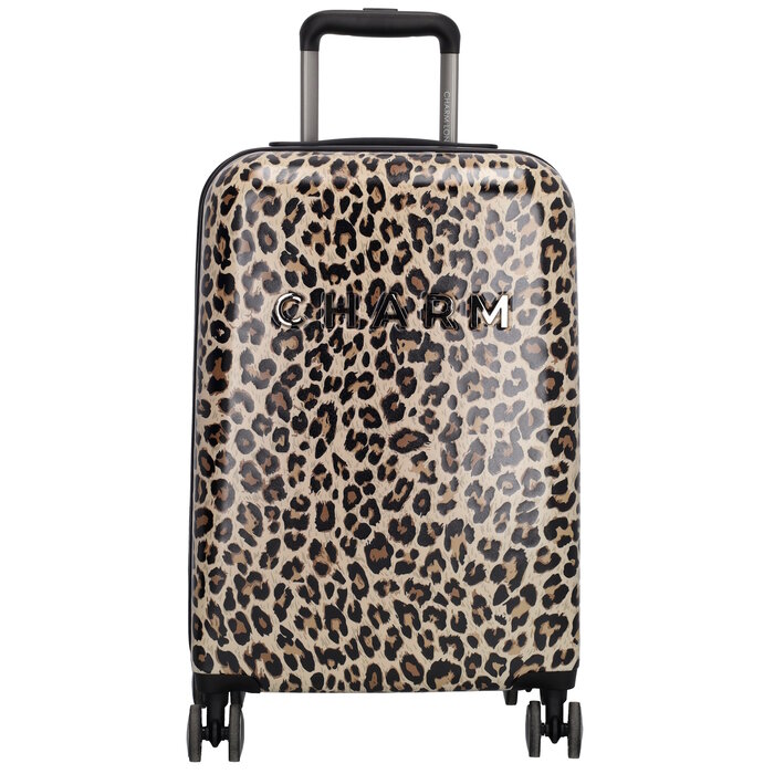 Charm London Charm London Capetown 55x35x20 cm handbagage-koffer luipaard