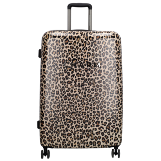 Charm London Capetown 76cm-94L reiskoffer luipaard