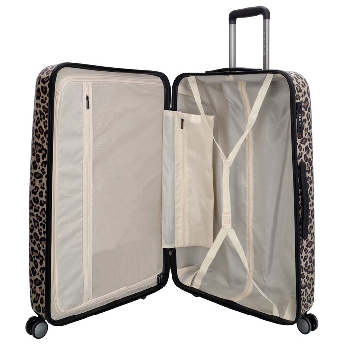 Charm London Charm London Capetown 76cm-94L reiskoffer luipaard