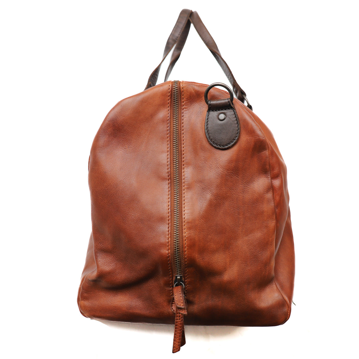 Bear Design Lucien leren reis-weekendtas cognac/bruin