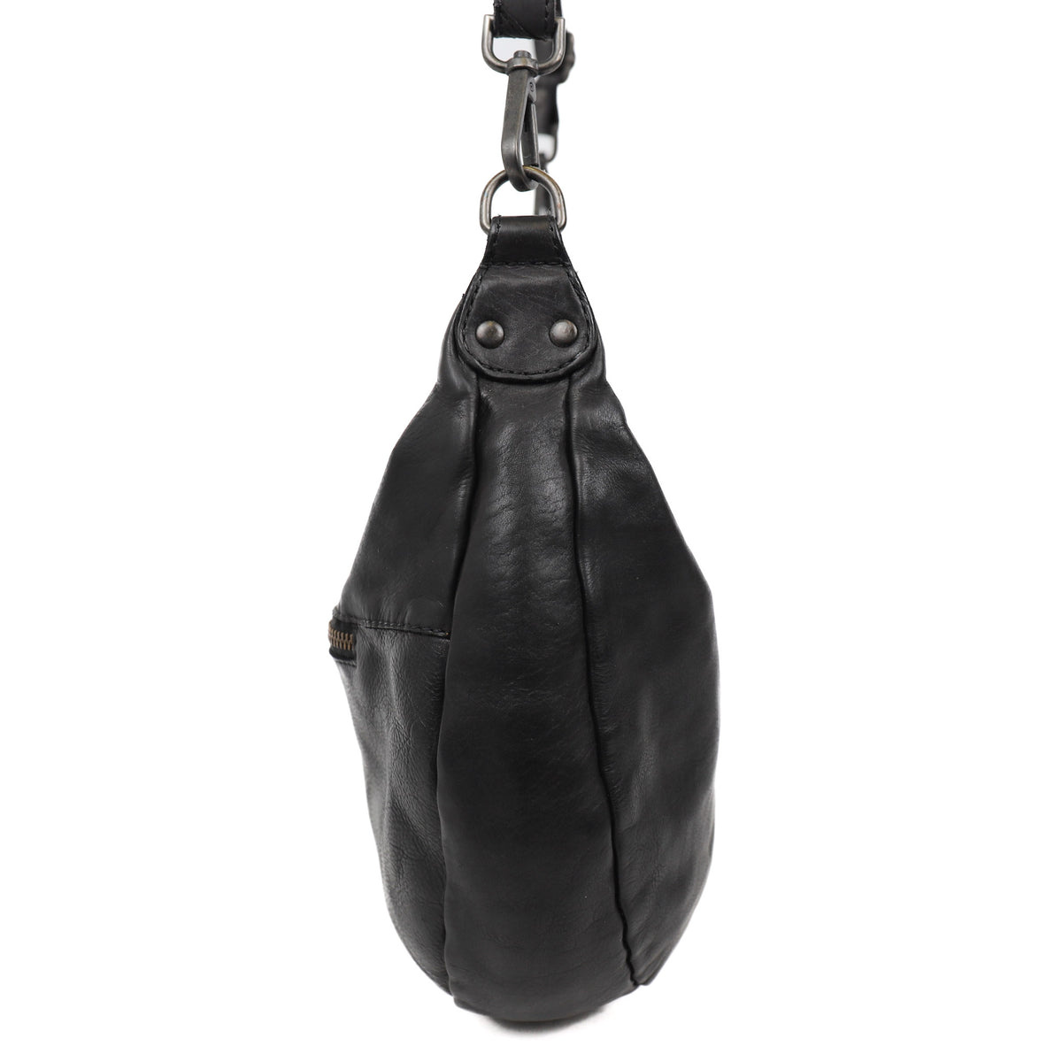Bear Design Bear Design Betty leren buideltas zwart