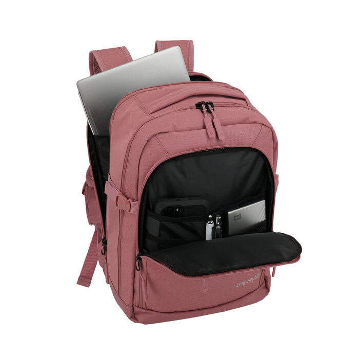 Travelite Travelite Kick Off 14" laptop-cabin rugtas rose