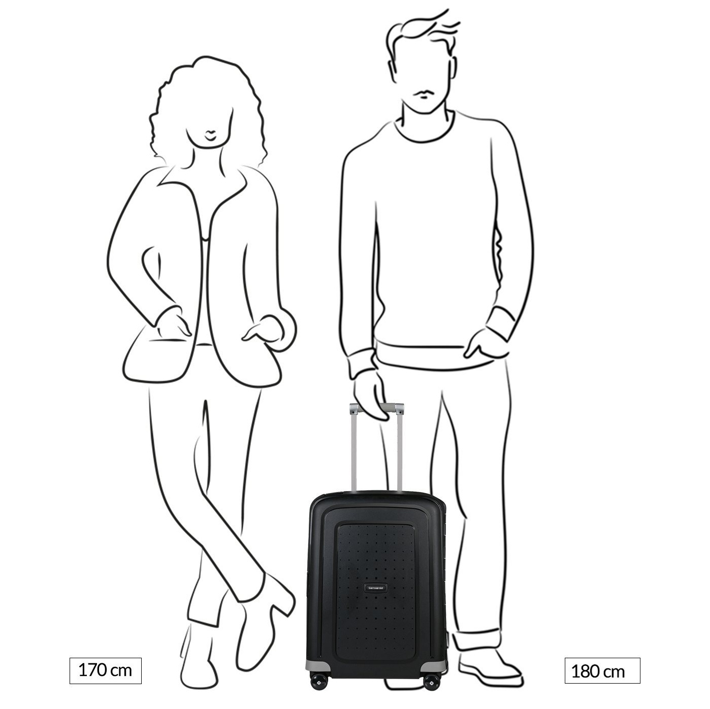 Samsonite SCure Spinner 55 cm dark teal