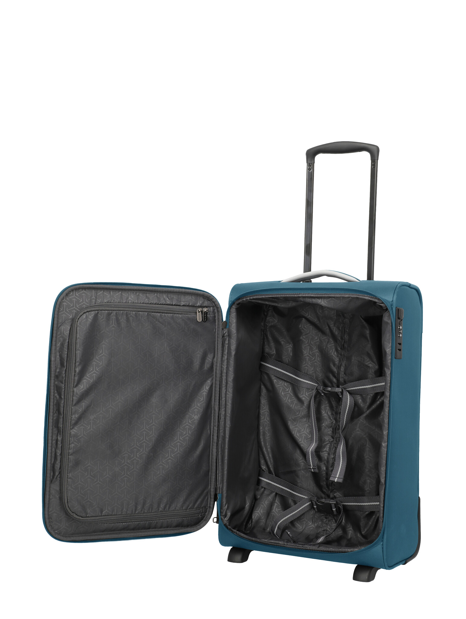 Travelite Jetpack Slim 2 cabin size 35x55x23cm trolley petrol