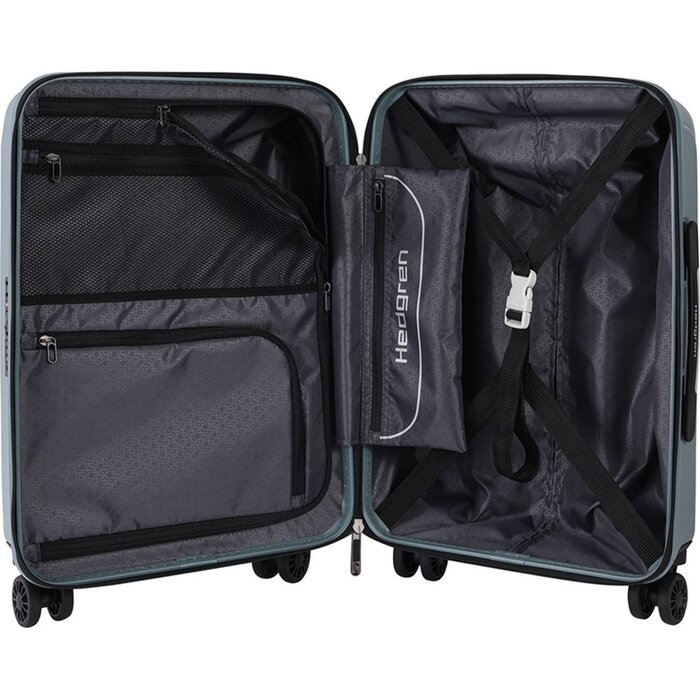 Hedgren Grip S 55cm spinner handbagage koffer grey-green