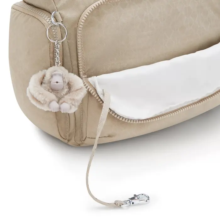 Kipling Gabb schoudertas Signature Beige Embossed (prints)