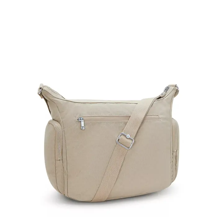 Kipling Gabb schoudertas Signature Beige Embossed (prints)