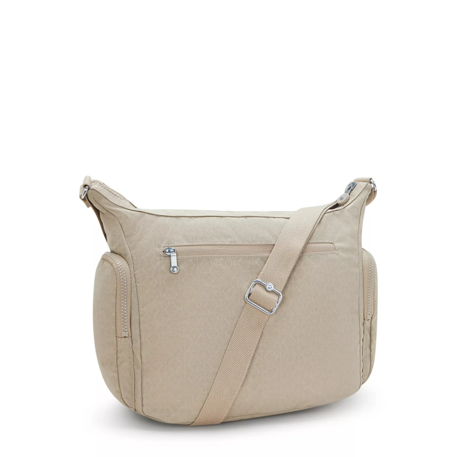 Kipling Gabb schoudertas Signature Beige Embossed (prints)