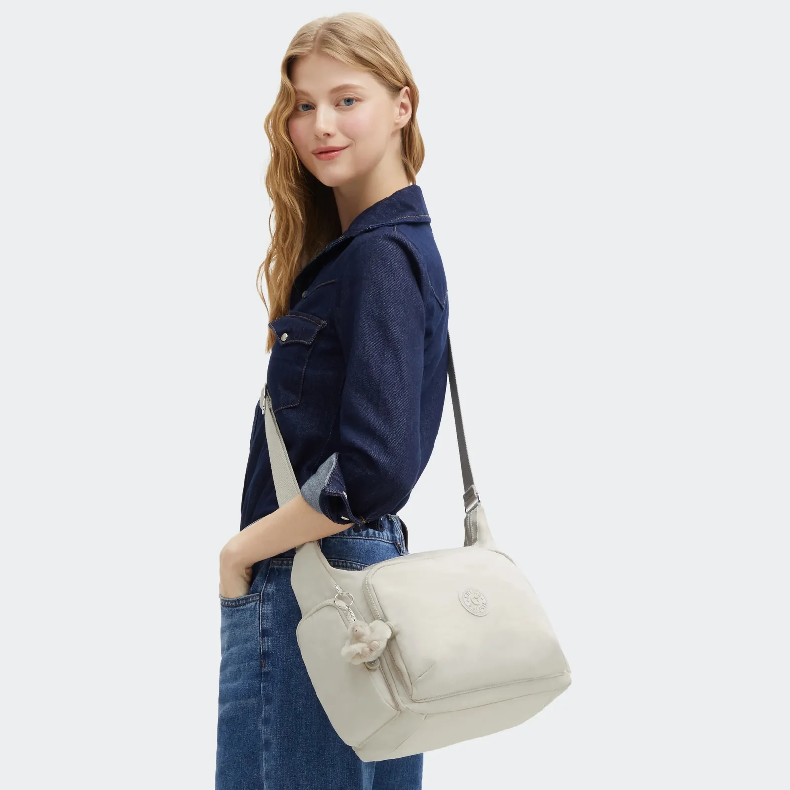 Kipling Gabb schoudertas hideaway beige