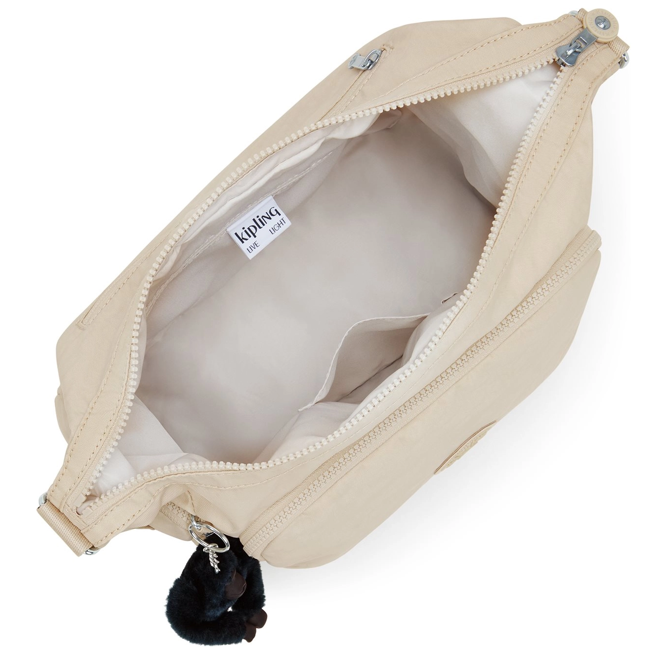 Kipling Gabb schoudertas back to beige